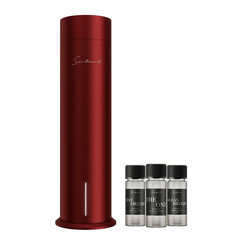 Diffuser Air 2 Discovery Kit | with Cold-Air Diffusion Technology | Covers 1,000 Sqft | Rechargeable Battery & Wi-Fi Control | Top 3 Luxury Hotel-Inspired Scents 20ml