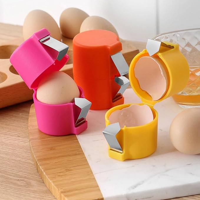 49% OFFš„Efficient Egg Cracking Tool, Handy Egg Separatorš³