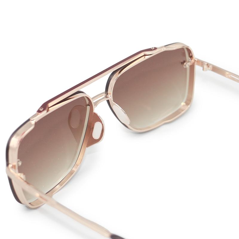 ZYNOX Coffee - Tangle Free Aviator Sunglasses