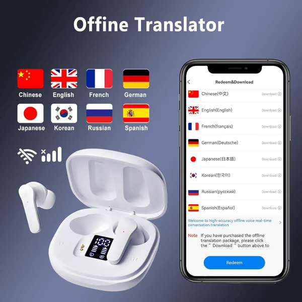🔥Last Day -70%OFF -ElderdiscussTM Translation Earbuds