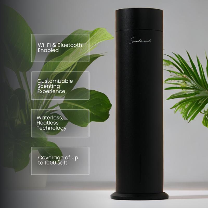 Diffuser Air 2 Discovery Kit | with Cold-Air Diffusion Technology | Covers 1,000 Sqft | Rechargeable Battery & Wi-Fi Control | Top 3 Luxury Hotel-Inspired Scents 20ml