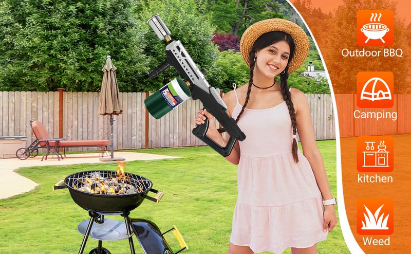 Kitchen Torch, Cooking Propane Blow Torch, 700,000BTU Propane Torch, Food Culinary Torch for Outdoor Cooking, Campfire Starter Grill Torch, BBQ Torch for Steak & Creme Brule christmas gift ideas e