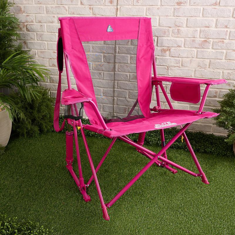 ZYNOX Outdoor XL Elite Portable Rocking Chair with Pocket