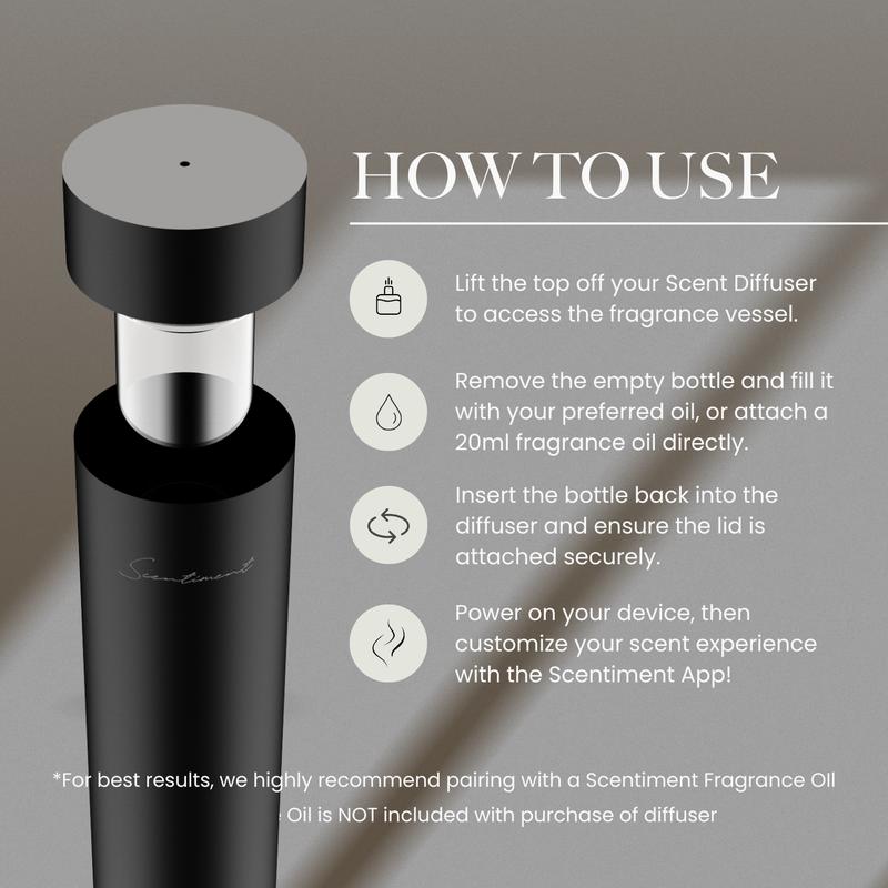 Diffuser Air 2 Discovery Kit | with Cold-Air Diffusion Technology | Covers 1,000 Sqft | Rechargeable Battery & Wi-Fi Control | Top 3 Luxury Hotel-Inspired Scents 20ml
