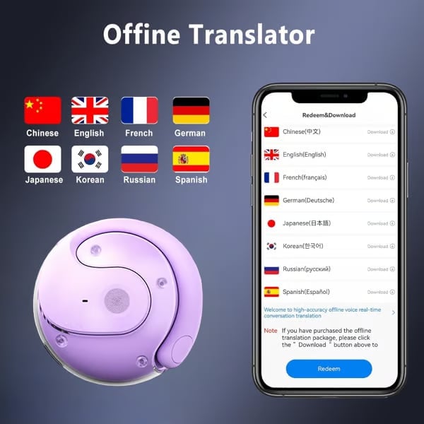 🔥LAST DAY SALE 49% OFF🔥Wireless Bluetooth Translation Earbuds
