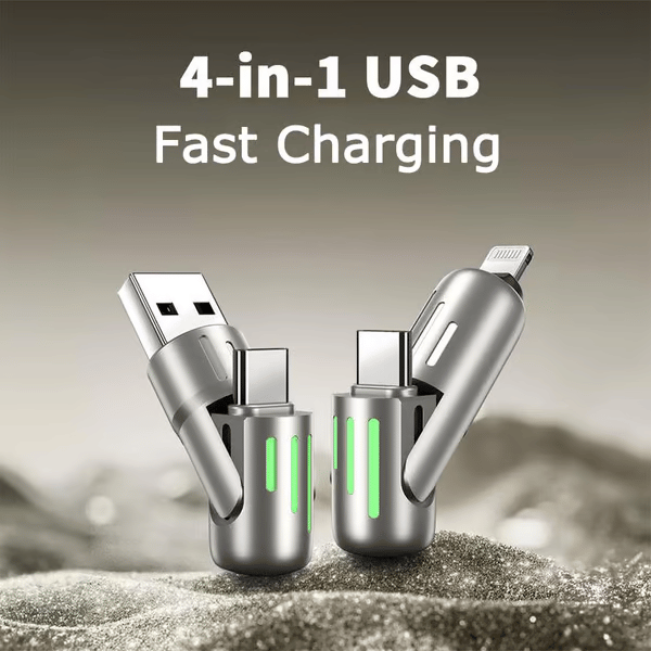 🔥Last Day 49% OFF🔥 4-in-1 USB Charging Cable mFish fast charging MAX 240W (With Box)