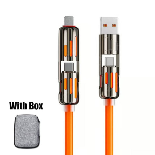 🔥Last Day 49% OFF🔥 4-in-1 USB Charging Cable mFish fast charging MAX 240W (With Box)
