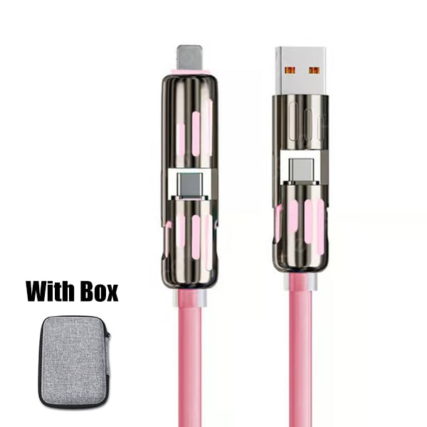🔥Last Day 49% OFF🔥 4-in-1 USB Charging Cable mFish fast charging MAX 240W (With Box)