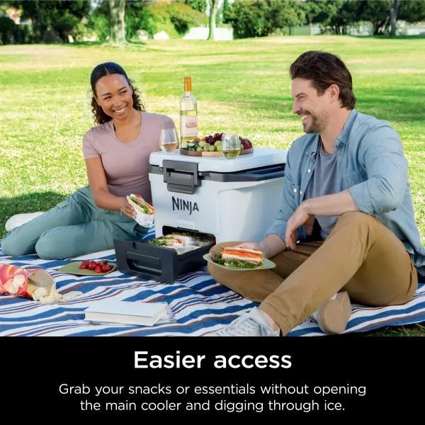 FrostVault Hard Cooler with Dry Zone FB151 - 30 Quart Capacity Heavy-Duty Construction Premium Ice Retention & Smart Packing for Outdoor Adventures