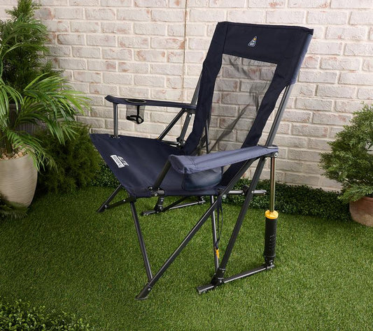 ZYNOX Outdoor XL Elite Portable Rocking Chair with Pocket