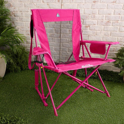 ZYNOX Outdoor XL Elite Portable Rocking Chair with Pocket