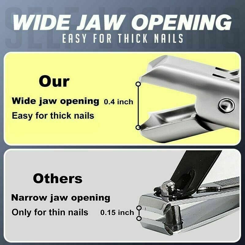 🔥LAST DAY SALE 49% OFF🔥Portable Ultra Sharp Nail Clippers