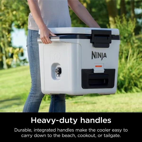 FrostVault Hard Cooler with Dry Zone FB151 - 30 Quart Capacity Heavy-Duty Construction Premium Ice Retention & Smart Packing for Outdoor Adventures